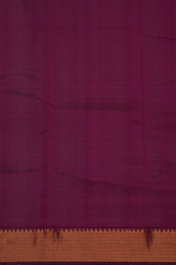 Image of Mangalgiri Silk Purple Saree