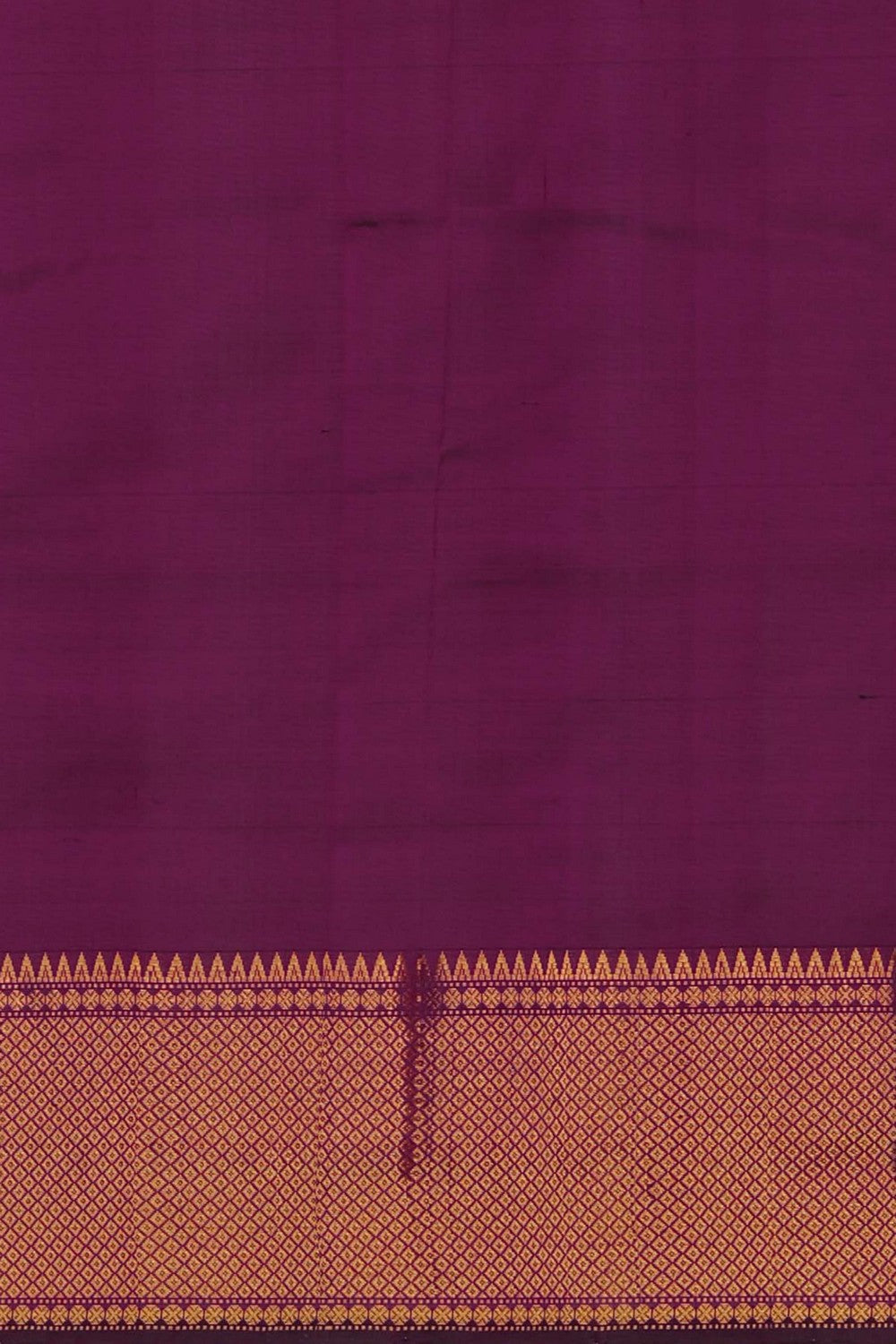 Image of Mangalgiri Silk Purple Saree