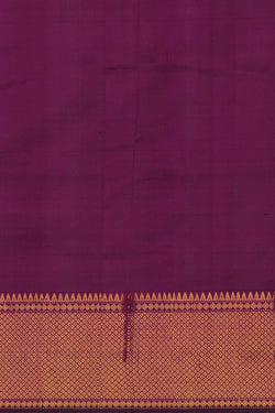 Image of Mangalgiri Silk Purple Saree