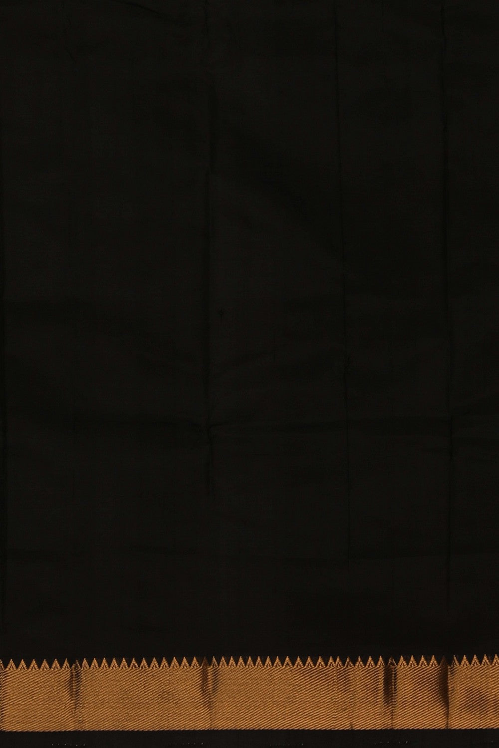 Mangalgiri Silk Black Saree