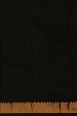 Image of Mangalgiri Silk Black Saree