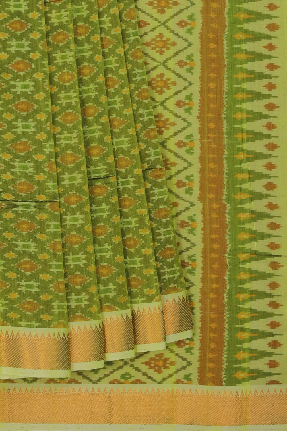 Image of Mangalgiri Ikat Silk Saree