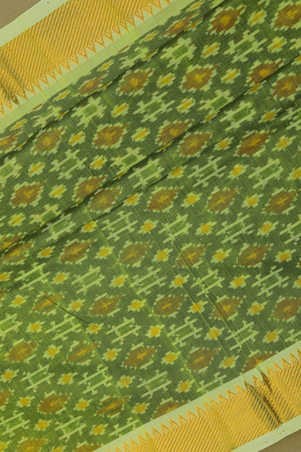 Image of Mangalgiri Ikat Silk Saree