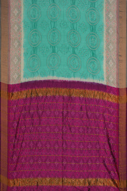 Image of Bandhani Saree With Patola Border