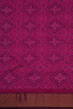 Image of Bandhani Saree With Patola Border