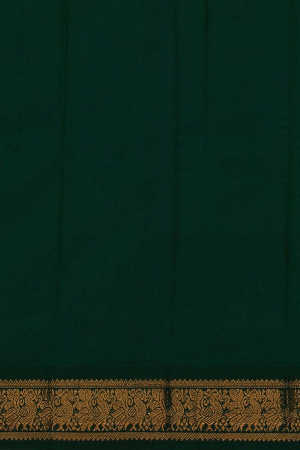 Image of Mangalgiri Silk Green Saree