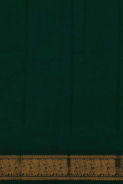 Image of Mangalgiri Silk Green Saree