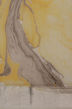 Image of Mangalgiri Silk Saree With Modern Art Print