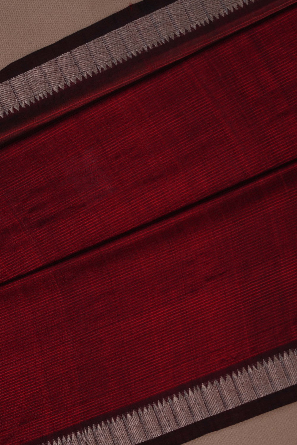 Image of Mangalgiri Maroon Saree