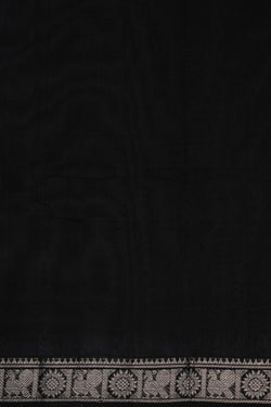 Image of Mangalgiri Silk Black Saree