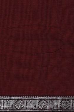 Image of Mangalgiri Silk Maroon Saree