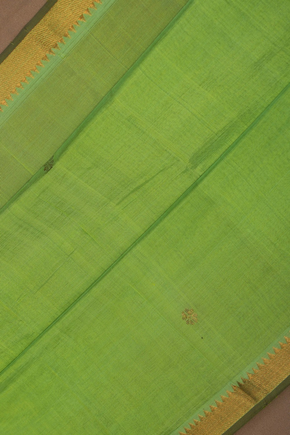 Image of Mangalgiri Silk Mint Green Saree