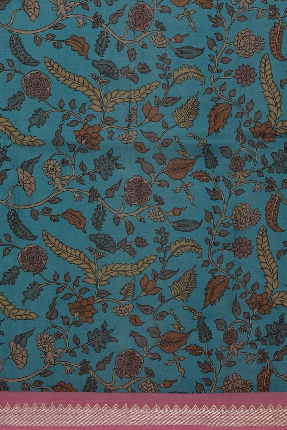 Image of Mangalgiri Silk Pink Saree