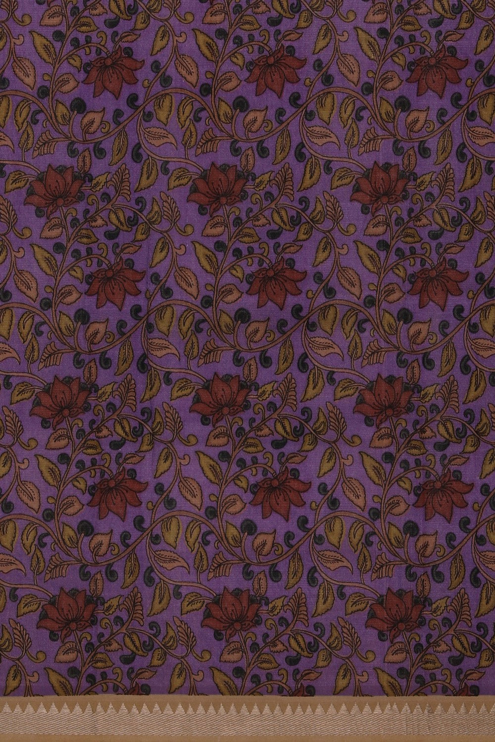 Image of Mangalgiri Silk Beige Saree