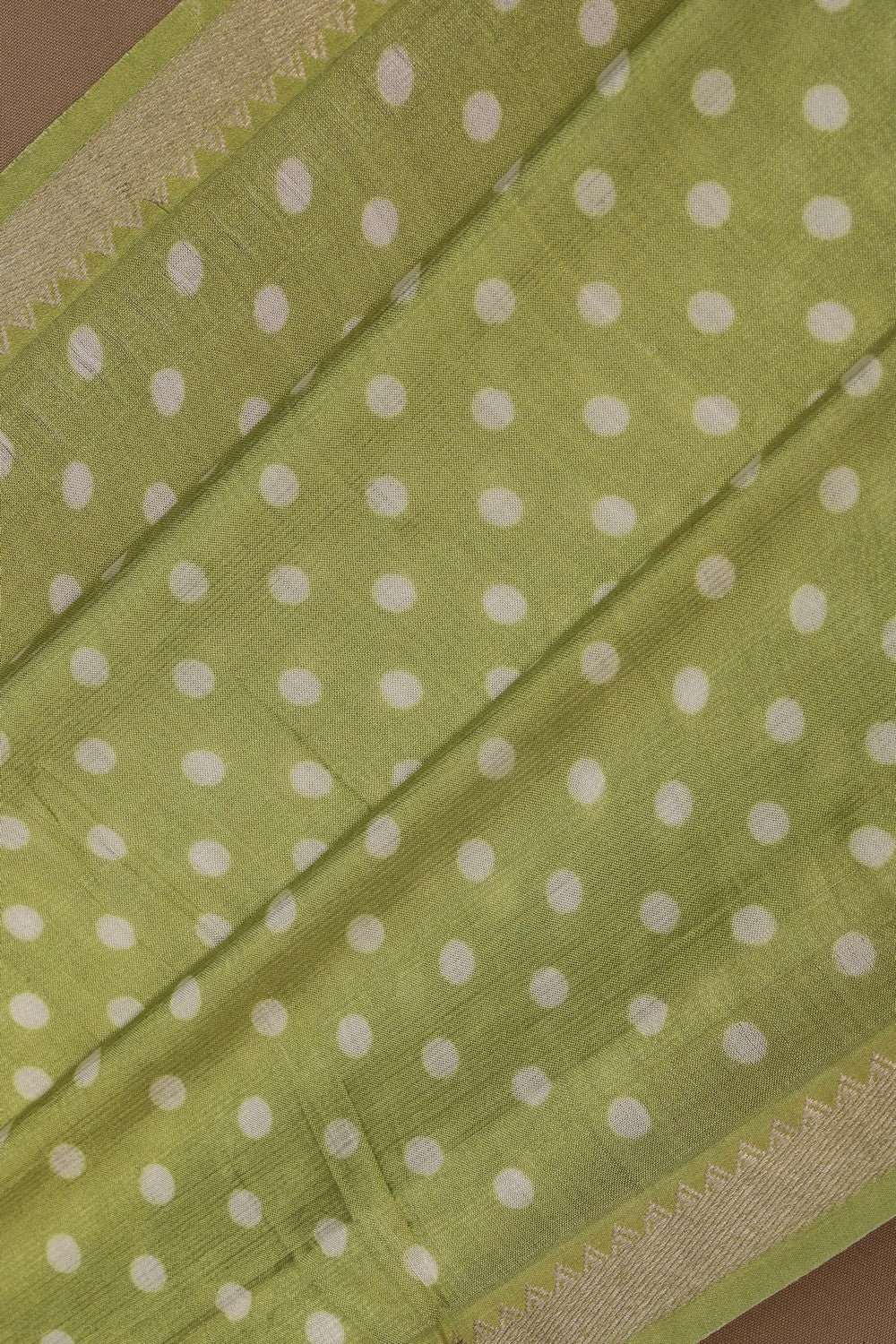 Image of Mangalgiri Silk Mint Green Saree