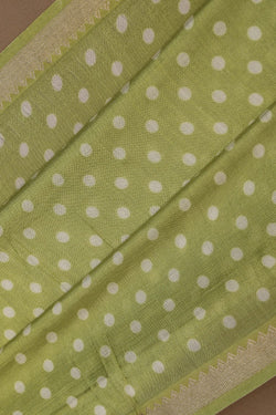 Image of Mangalgiri Silk Mint Green Saree