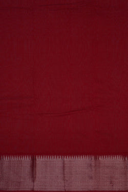 Image of Mangalgiri Silk Red Saree