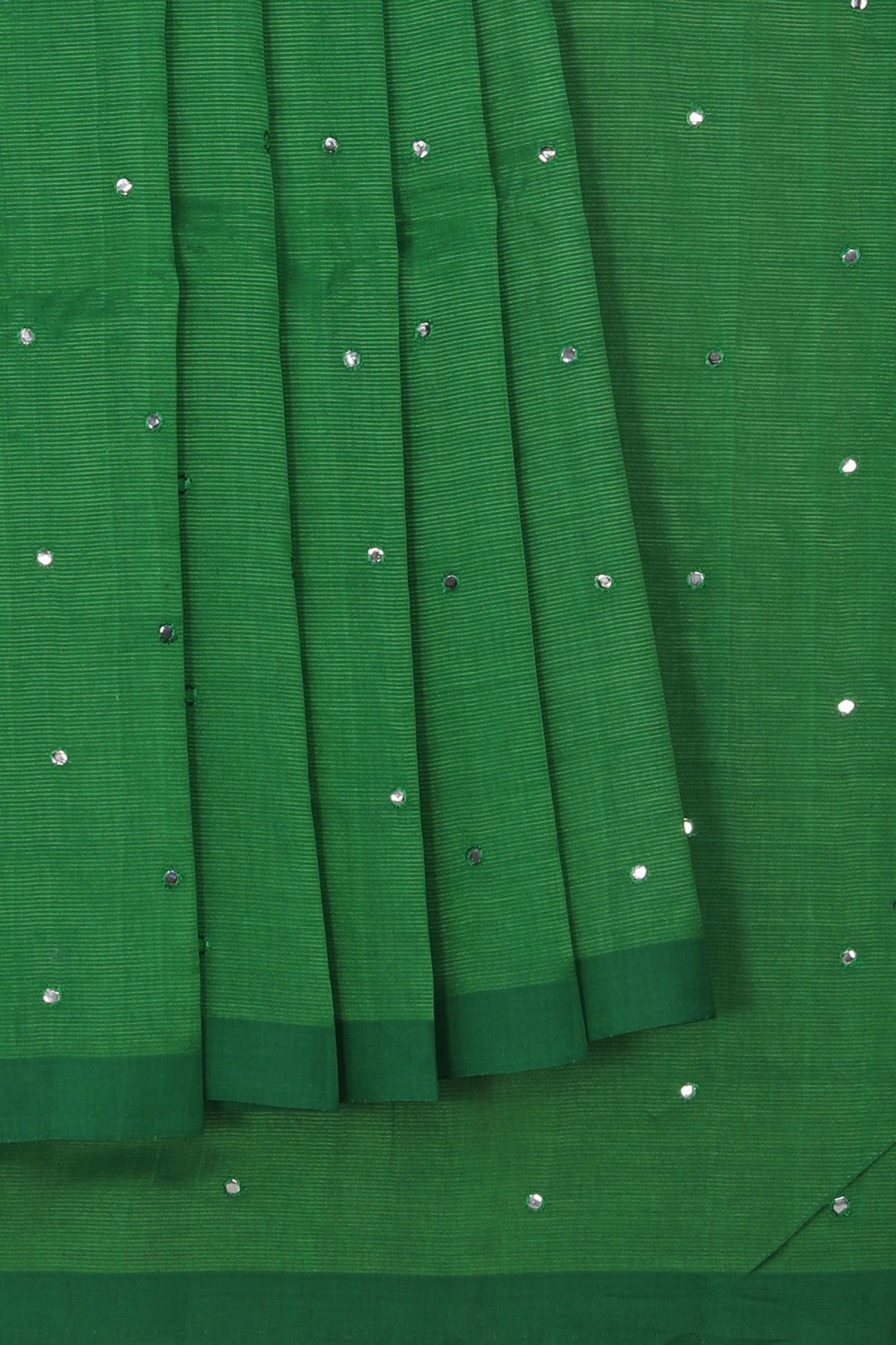 Mangalgiri Silk Green Saree
