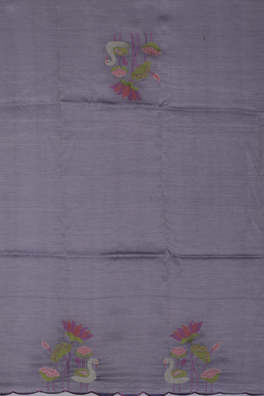 Mangalgiri Silk Purple Saree