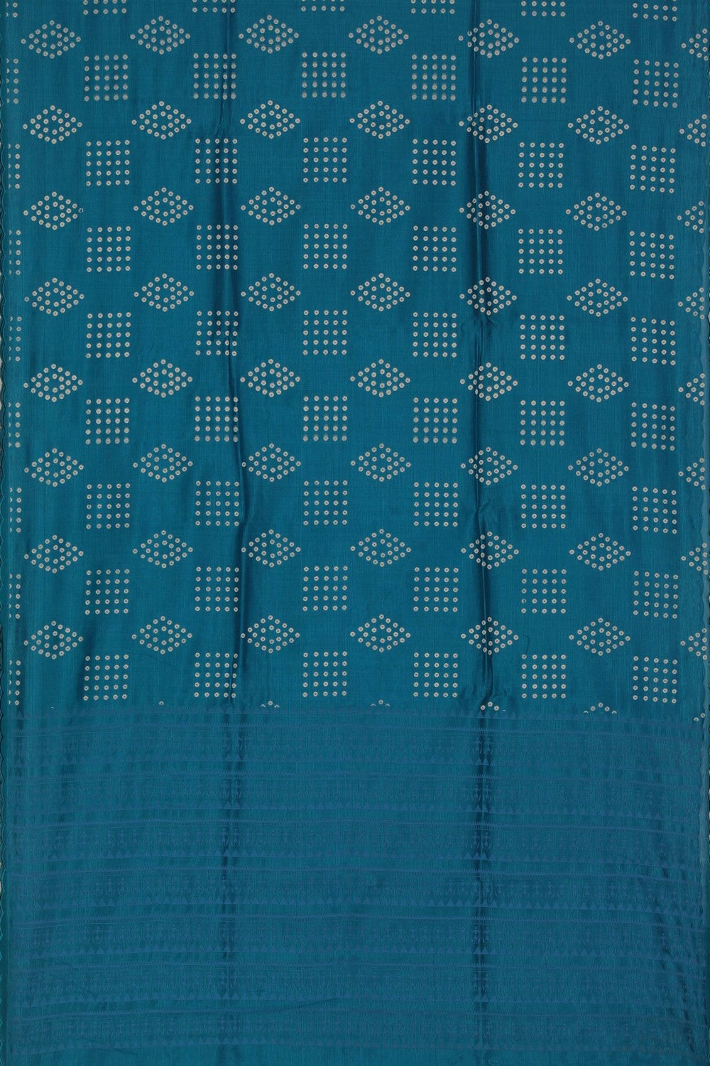 Image of Mangalgiri Silk Blue Saree