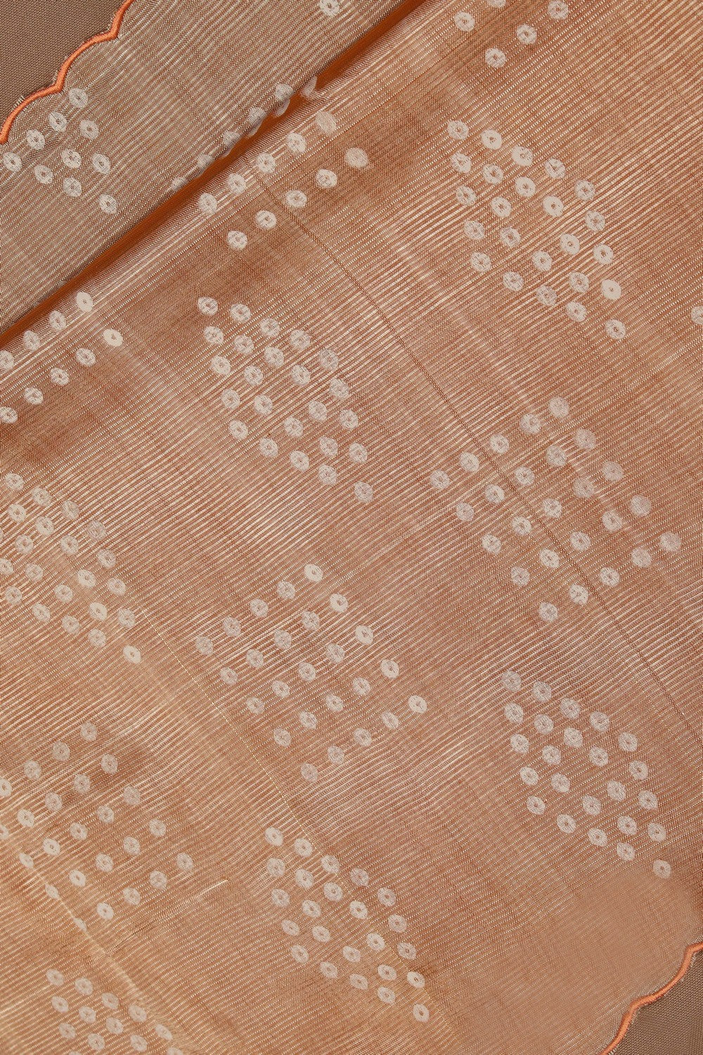 Image of Mangalgiri Silk Beige Saree
