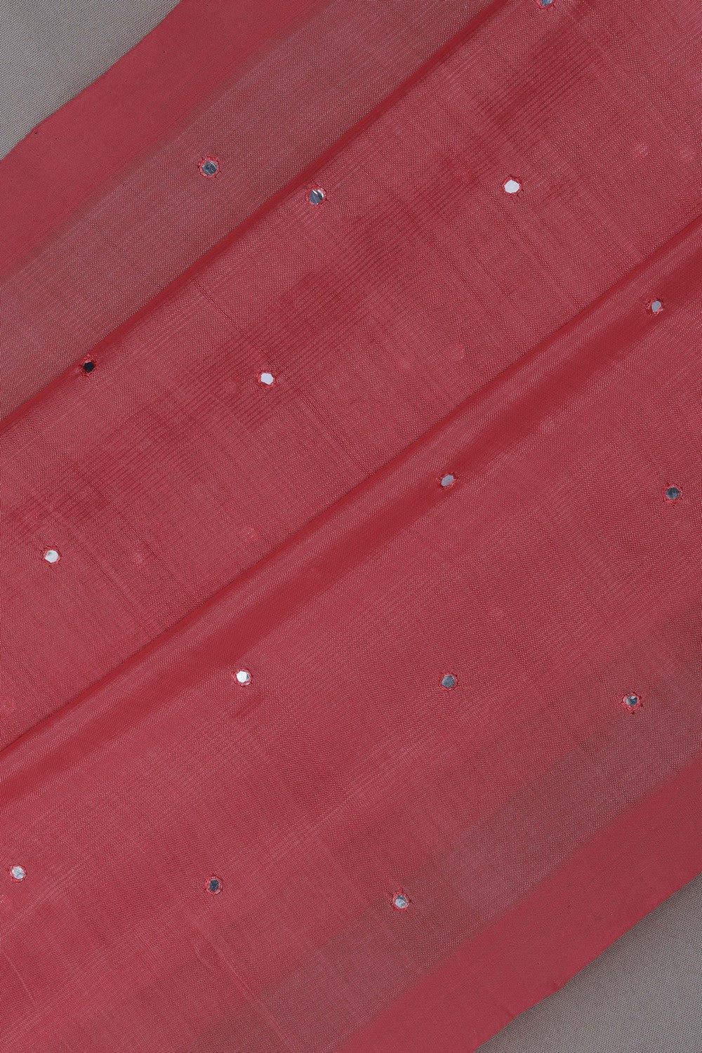 Mangalgiri Silk Coral Pink Saree