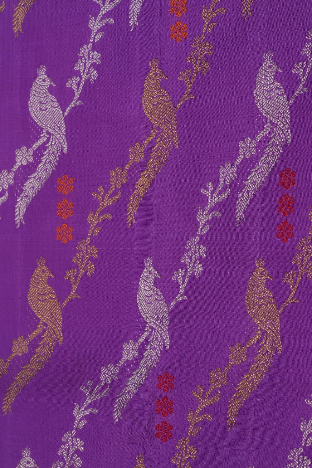 Image of Kanchipattu Brocade Purple Saree