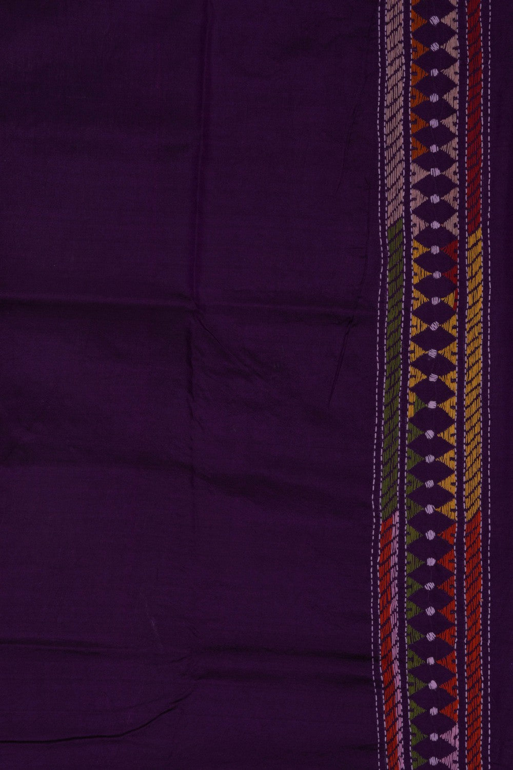 A Tussar Embroidery Saree