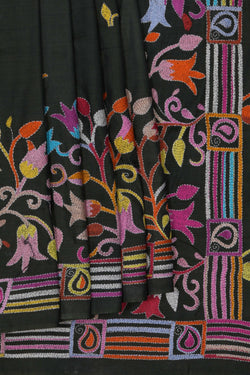 Image of A Tussar Embroidery Saree