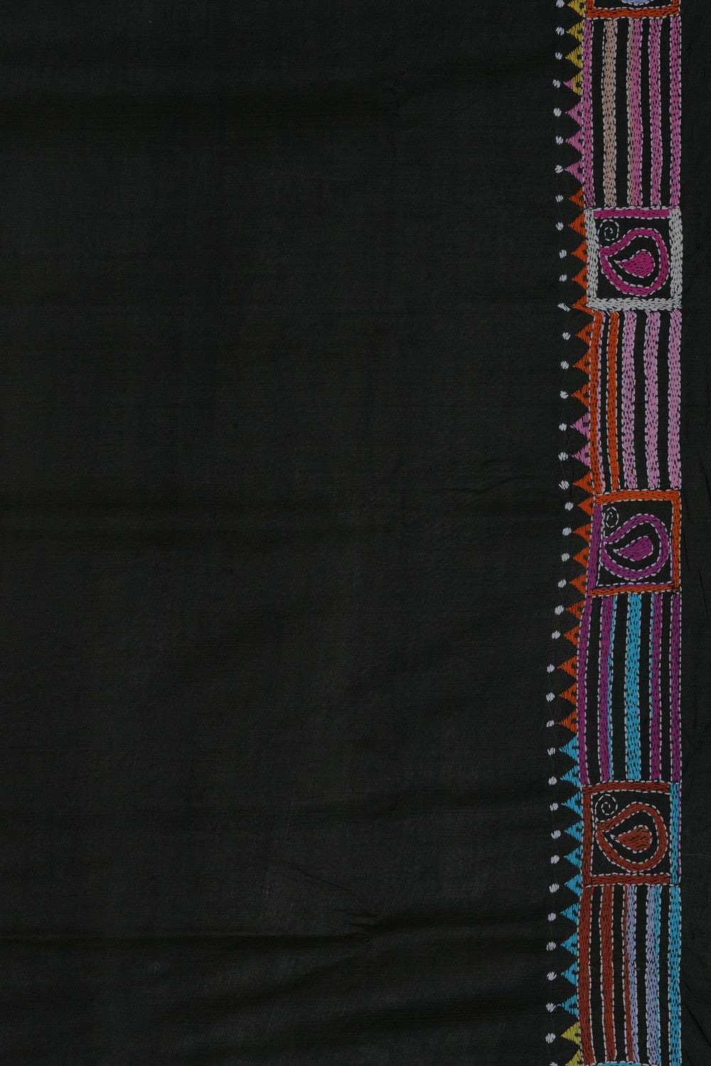 A Tussar Embroidery Saree