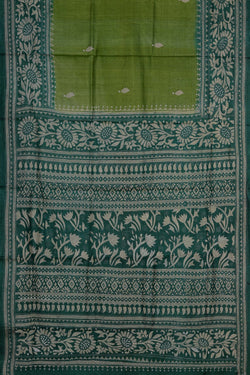 Image of A Tussar Embroidery Saree