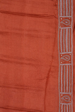 Image of A Tussar Embroidery Saree