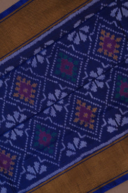 Image of Rajkot Silk Navy Blue Saree