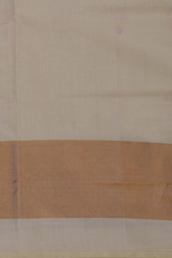 Image of Rajkot Silk Off White Saree