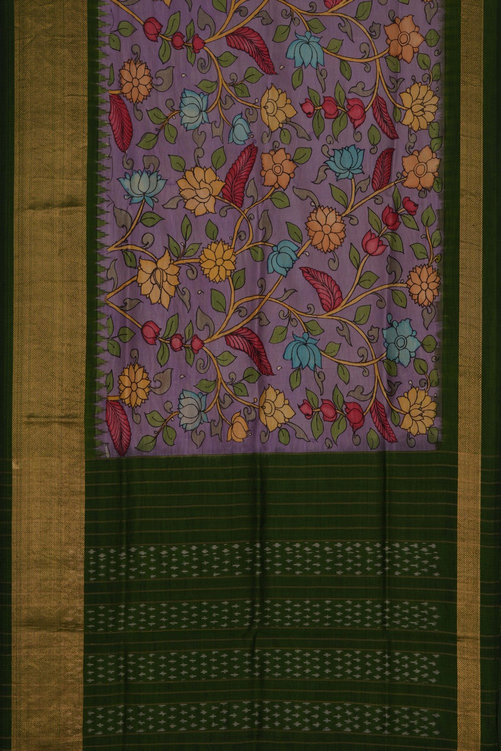 Kalamkari Floral Saree