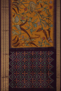 Image of Kalamkari Floral Saree
