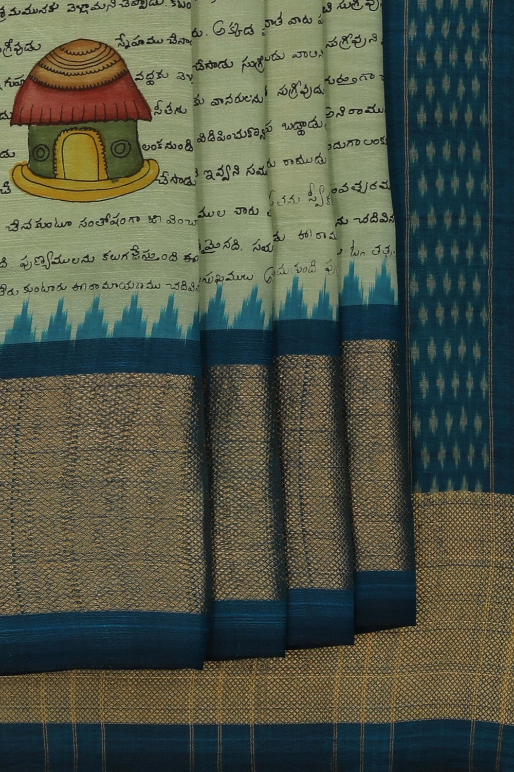 Kalamkari Painting Saree