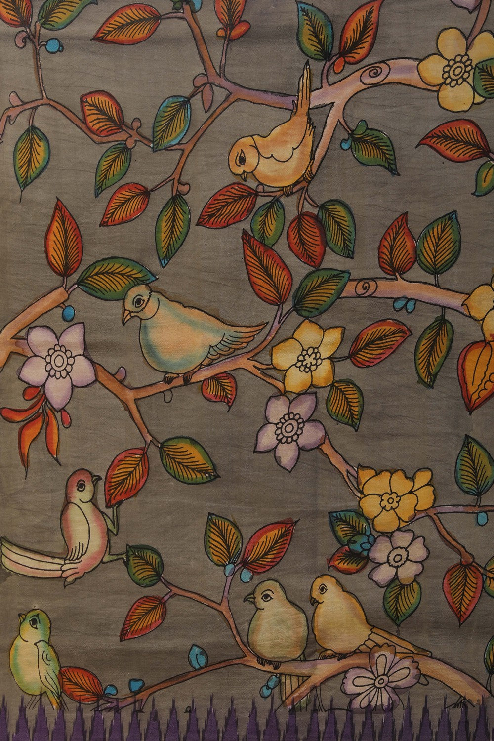 Kalamkari Painting Saree