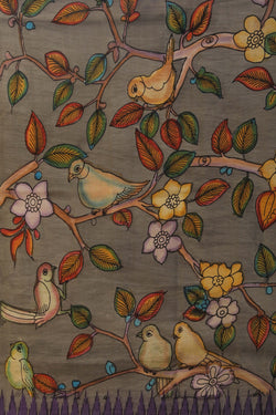 Image of Kalamkari Painting Saree
