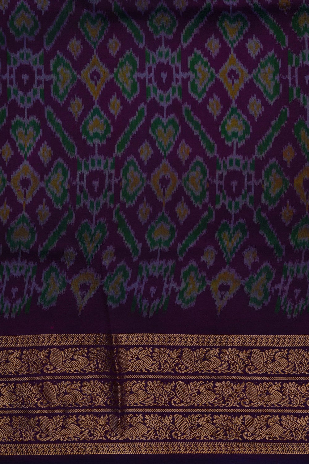 Image of Kalamkari Floral Saree