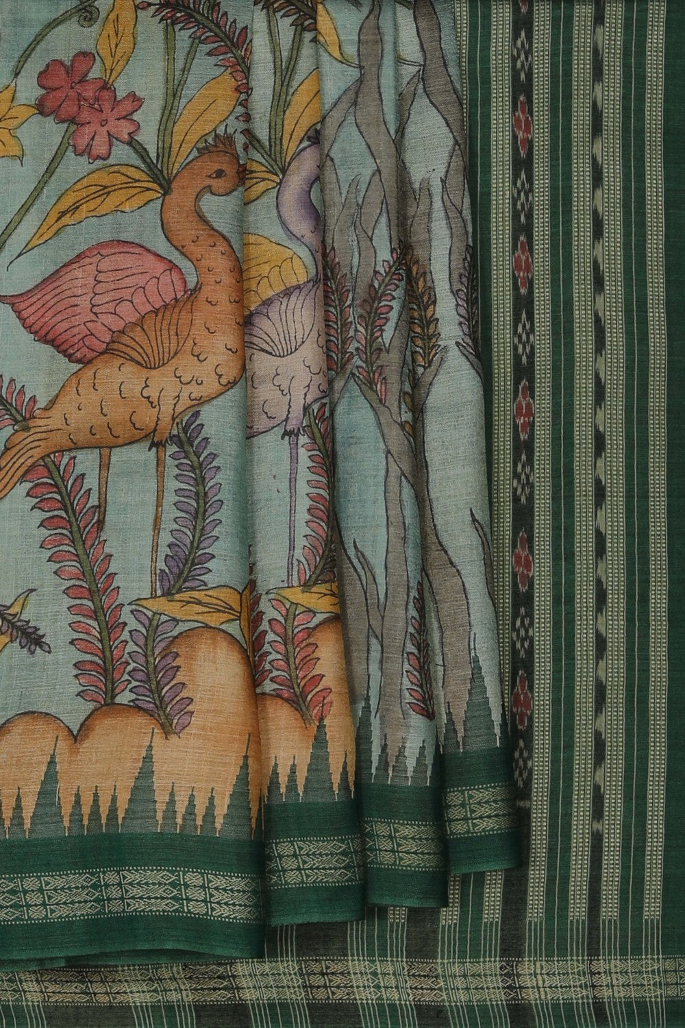 Kalamkari Painting Saree