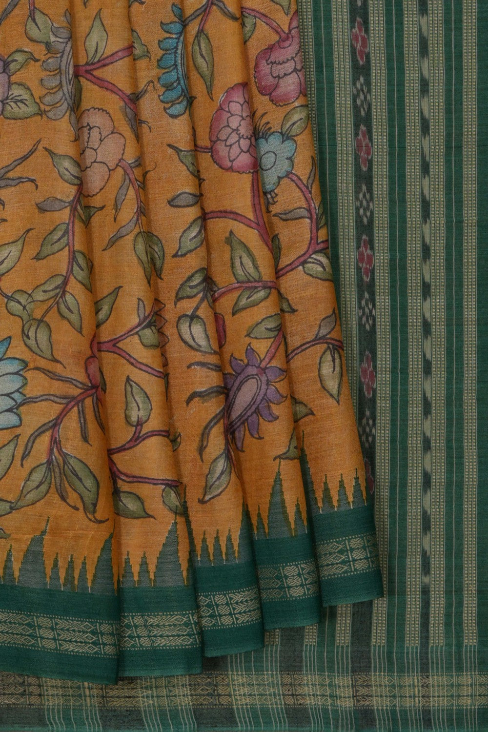 Image of Kalamkari Painting Saree
