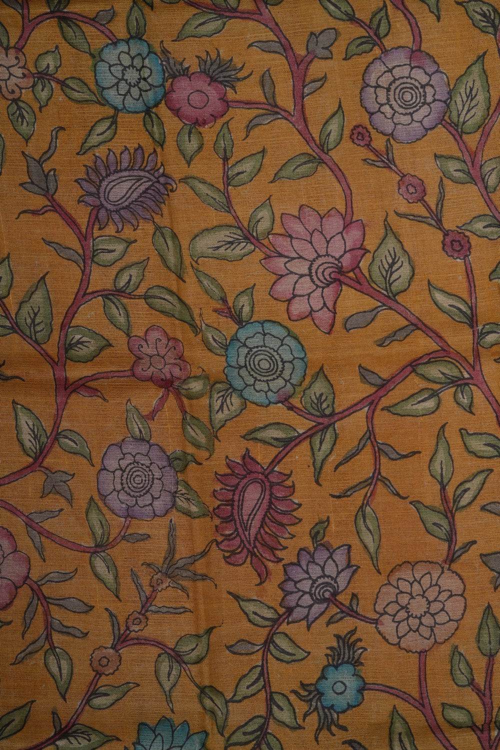 Image of Kalamkari Painting Saree