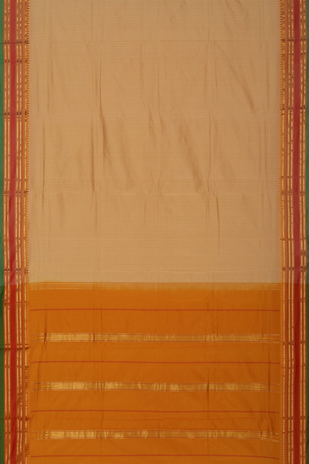 Narayanpet Silk Beige Saree