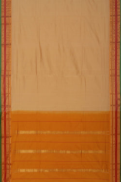 Image of Narayanpet Silk Beige Saree