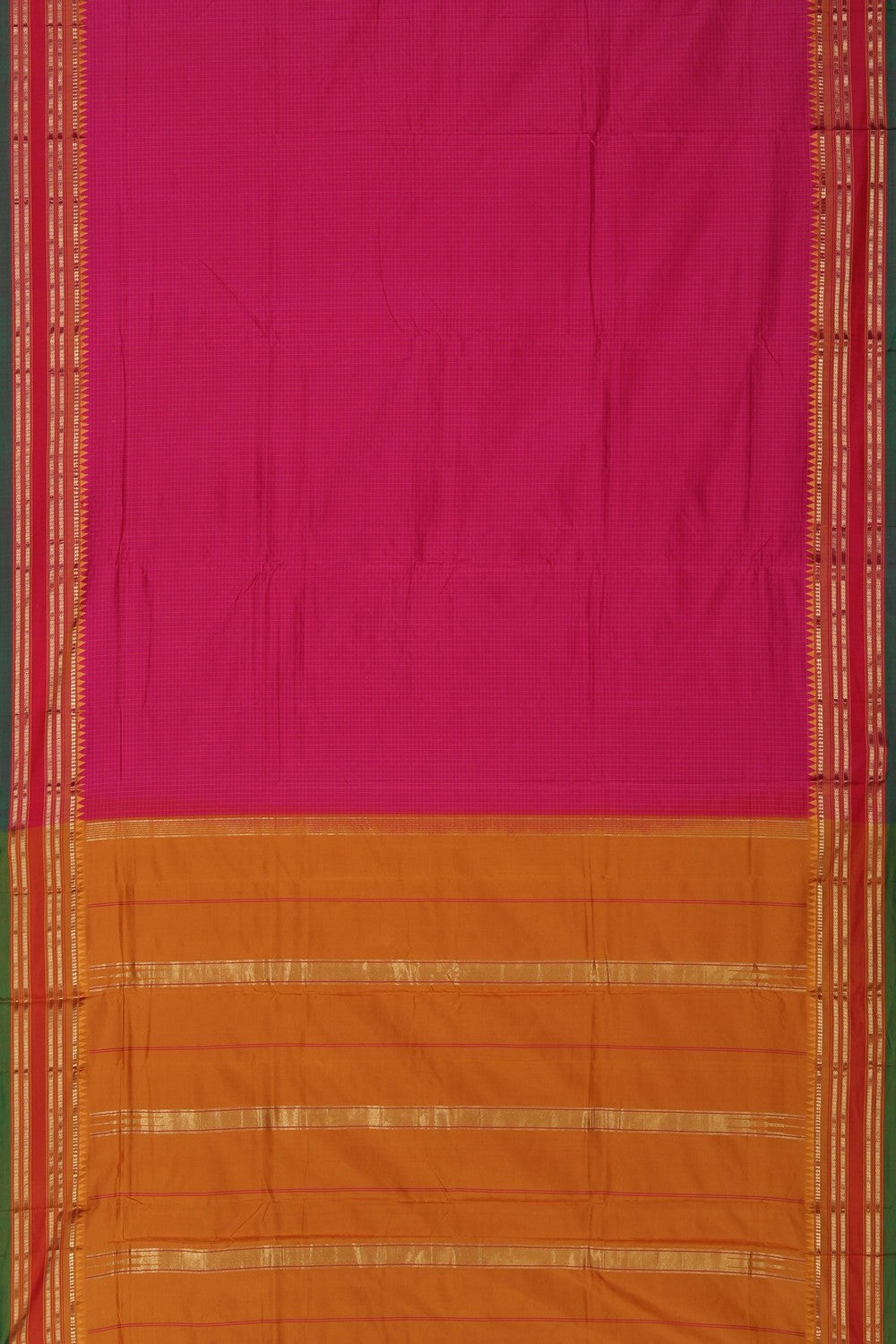 Image of Narayanpet Silk Pink Saree