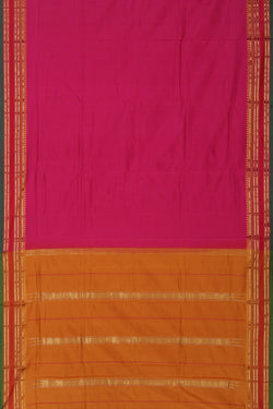 Image of Narayanpet Silk Pink Saree