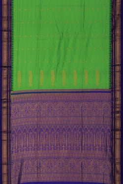 Image of Narayanpet Silk Green Saree