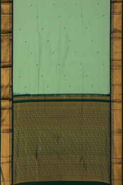 Image of Narayanpet Silk Sea Green Saree