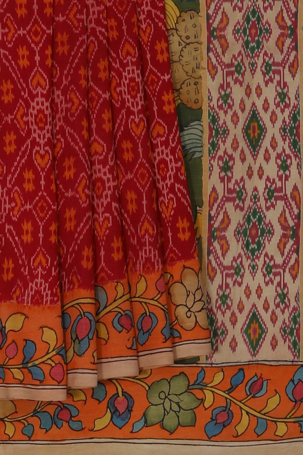 Image of Pochampally Ikat Silk Saree